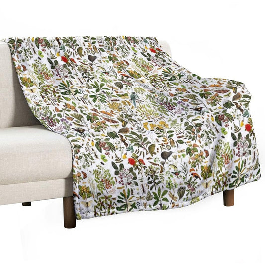 New Zealand Biology Throw Blanket