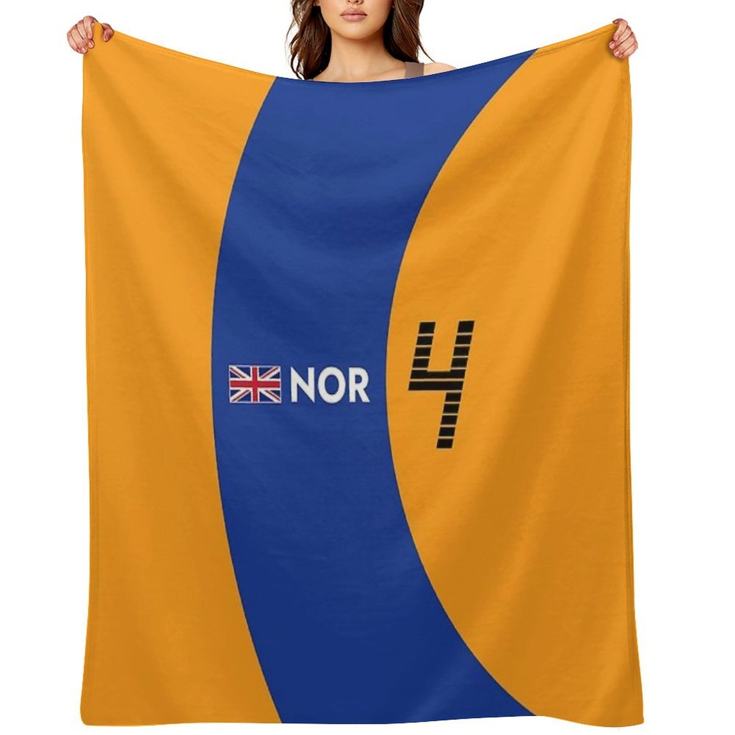 F1 2021 - #4 Norris Throw Blanket