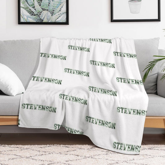 Stevenson University Green Tie Dye Throw Blanket
