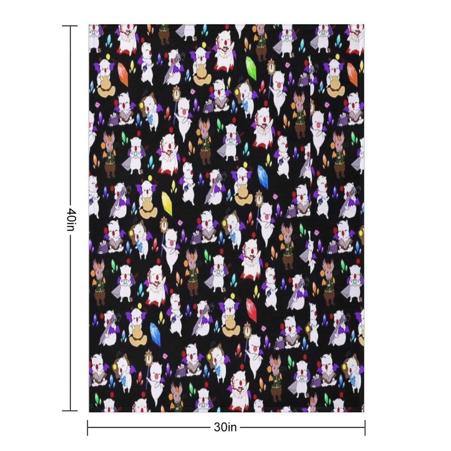 Final Fantasy Moogles Throw Blanket