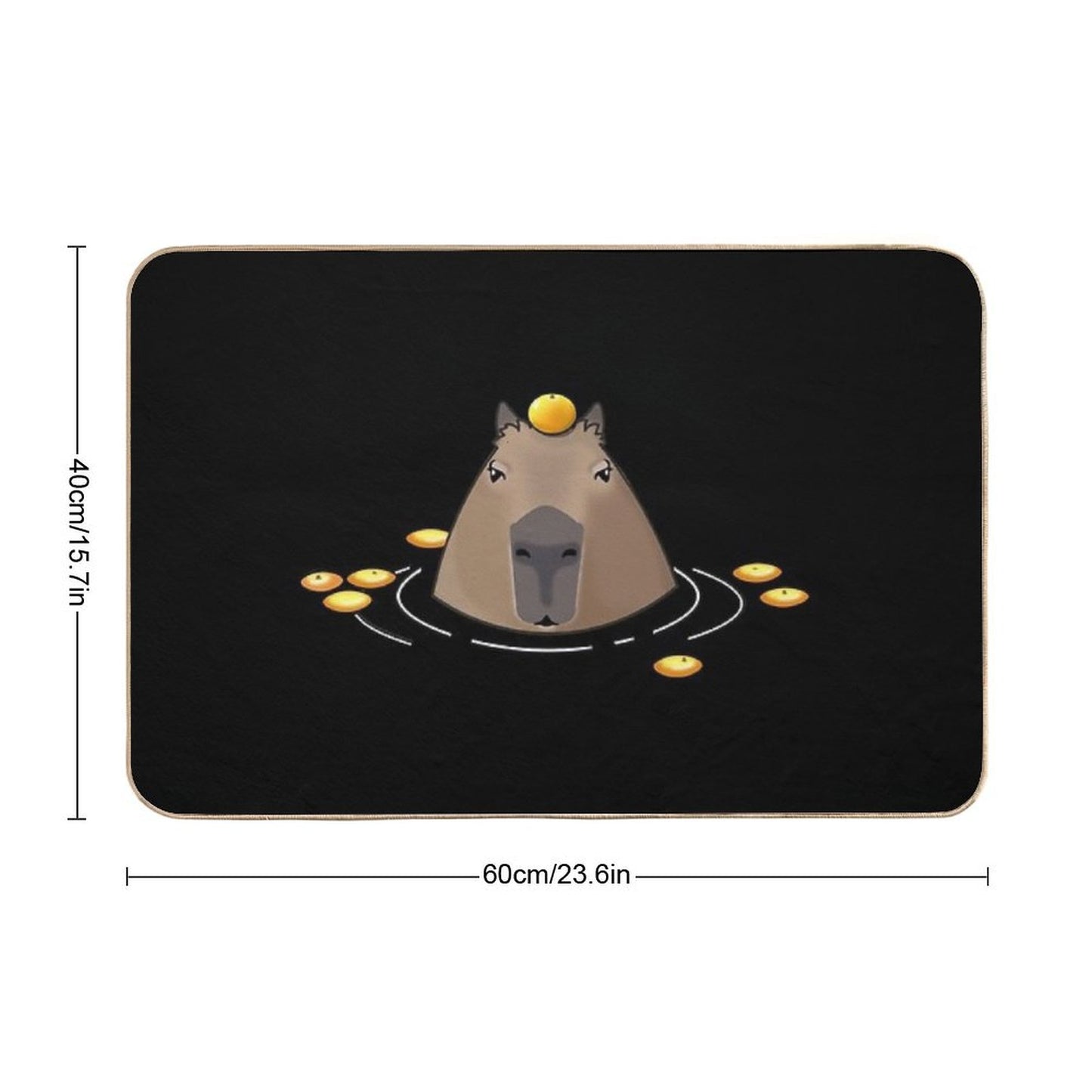 Capybara Bath Mat
