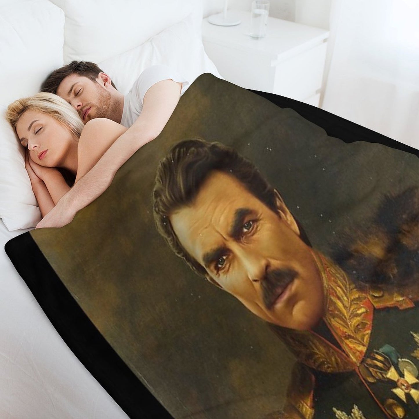 Tom Selleck - Replaceface Throw Blanket