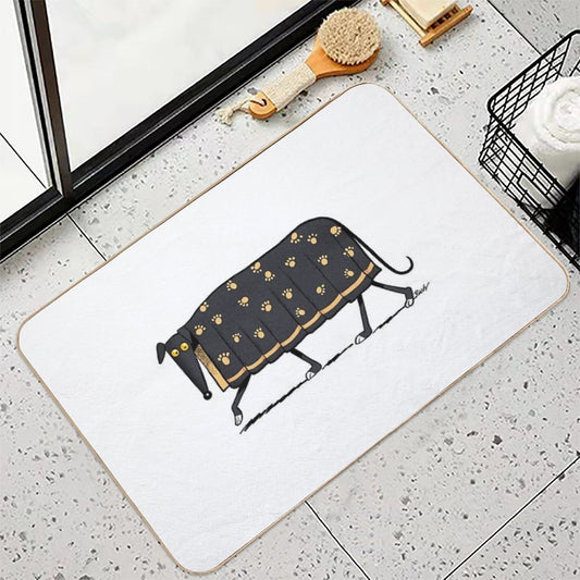 Hound of The Blankyvilles Bath Mat