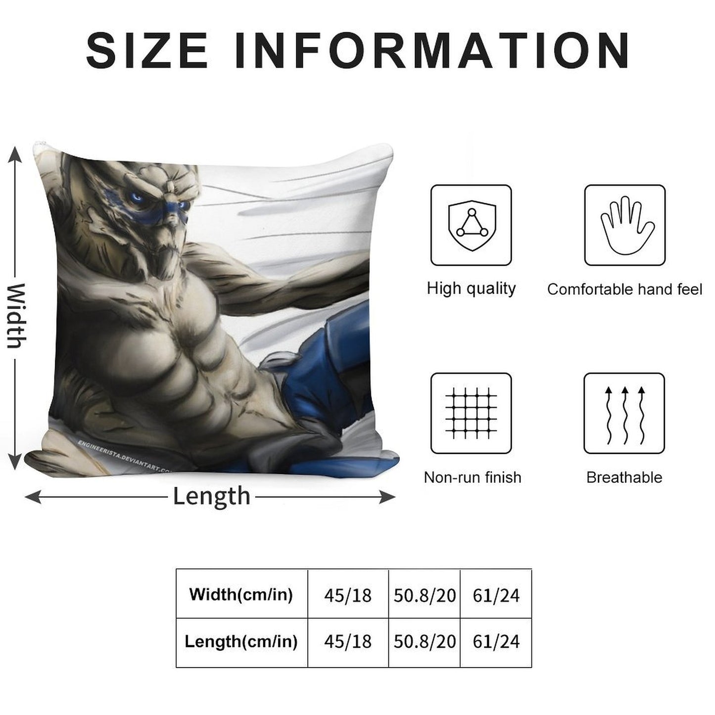 The Best Space Boyfriend -- Garrus Soft Ultra-Soft Texture Throw Pillow