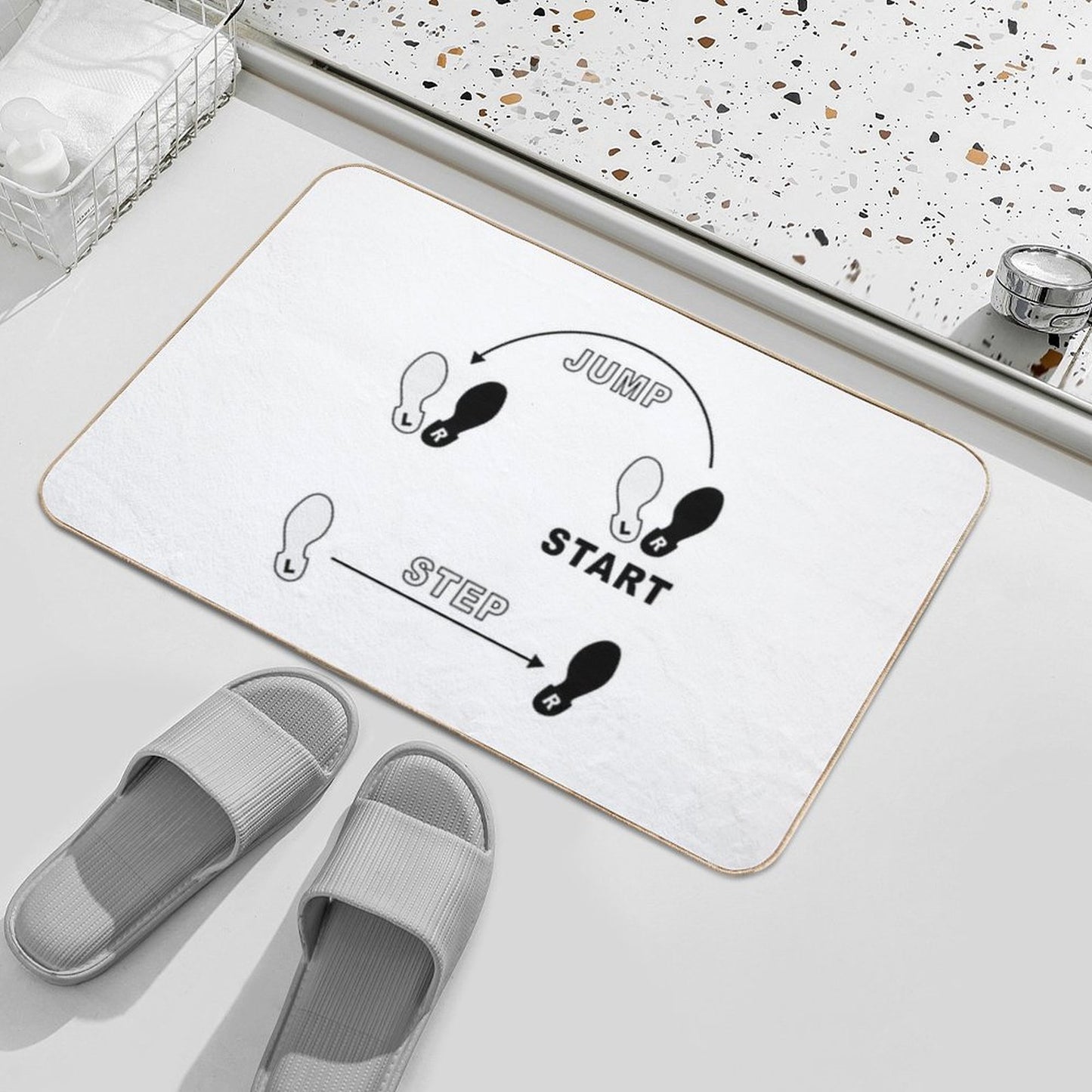 Rocky Horror Time Warp Dance Bath Mat