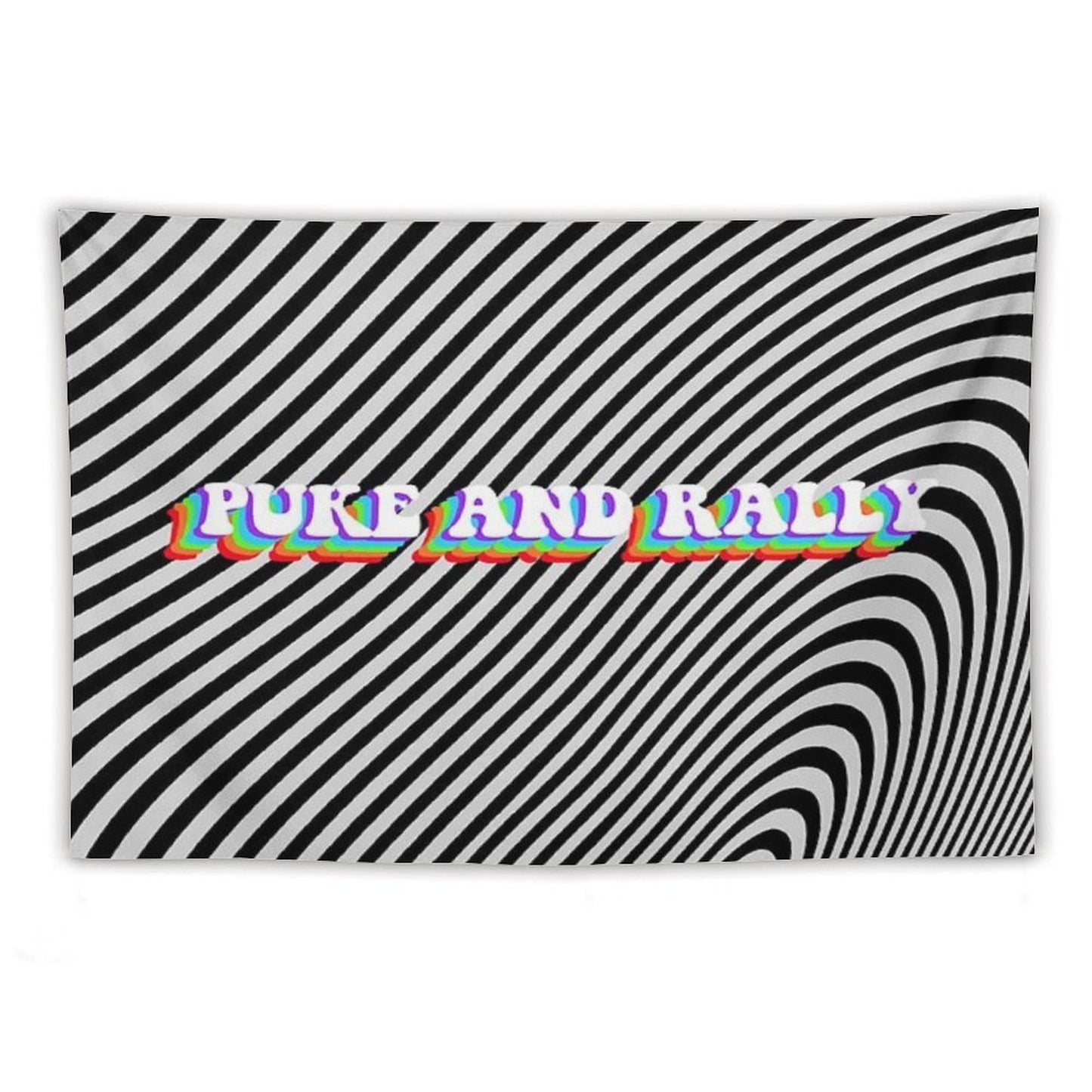 Puke And Rally Tapestry Tapestry