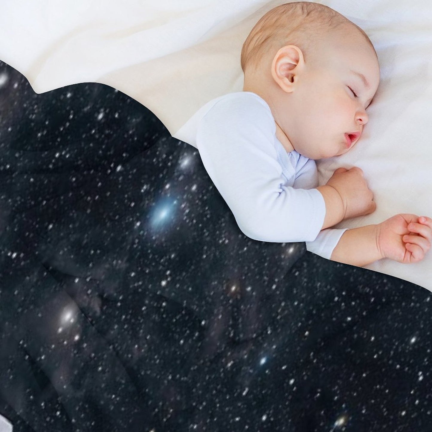 Mountains Attracts Galaxy Throw Blanket