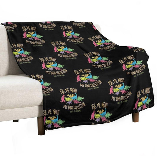 Dino Collection Throw Blanket