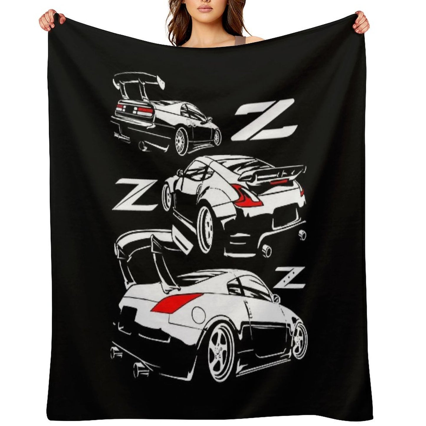 Z Family. 350z 370z 300zx Throw Blanket