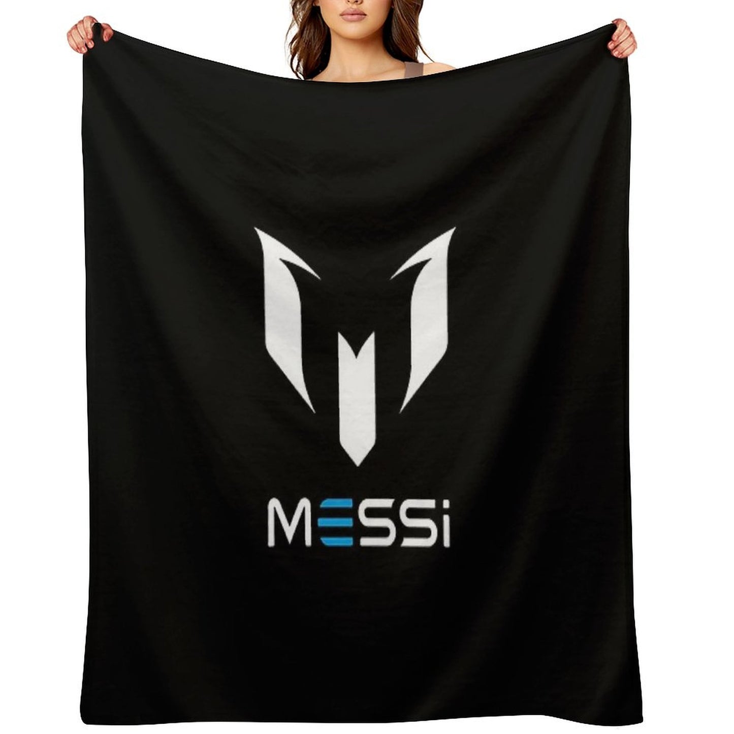 Lionel Messi Logo Throw Blanket