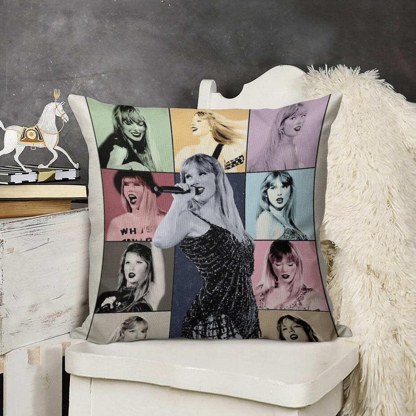 섹시한 Sweet Linen Throw Pillow Cover