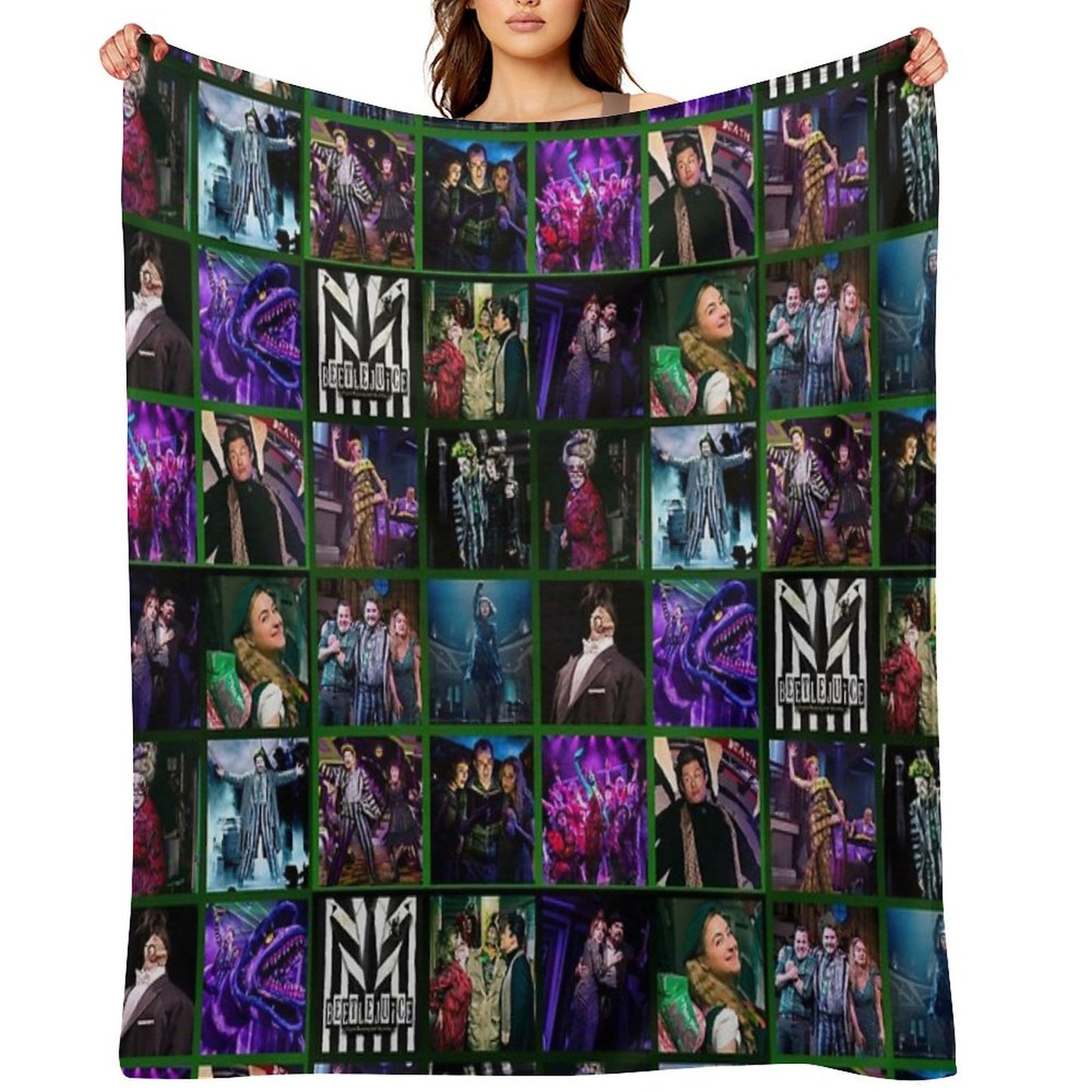 Beetlejuice Musical Throw Blanket