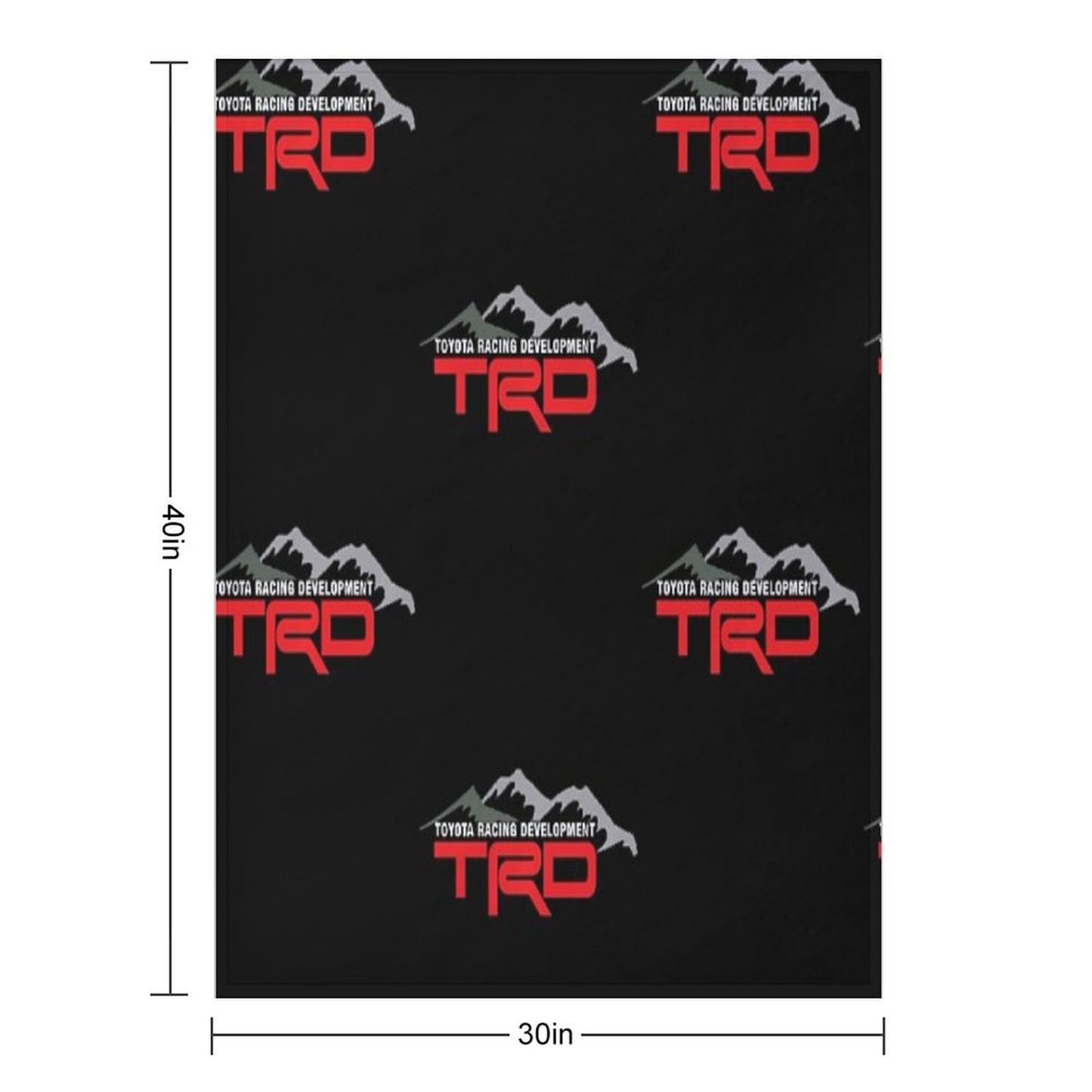 Trd Racing Development Throw Blanket