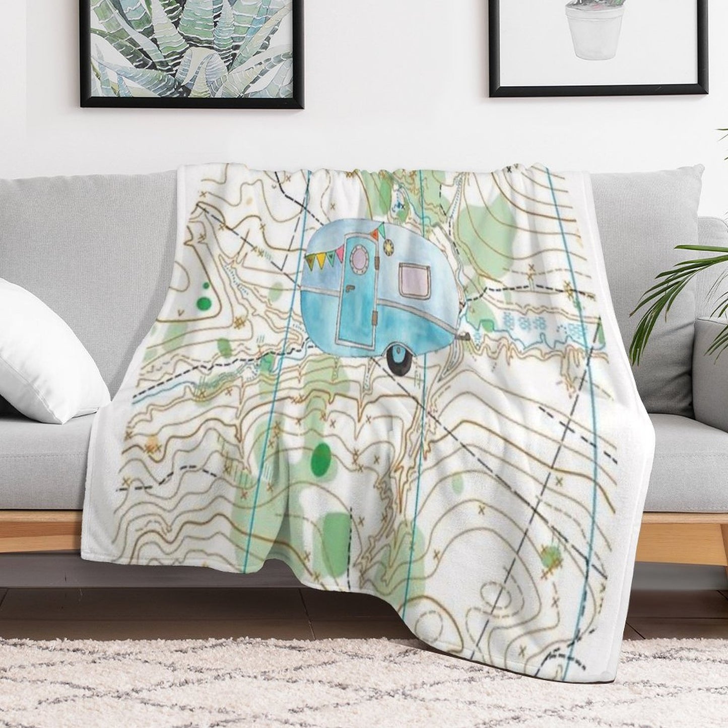 Camper Throw Blanket