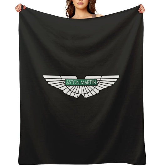 Aston Martin Logo Throw Blanket