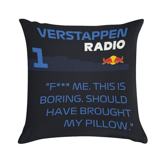 Should Have Brought My Pillow Soft Reinforced Edging Throw Pillow