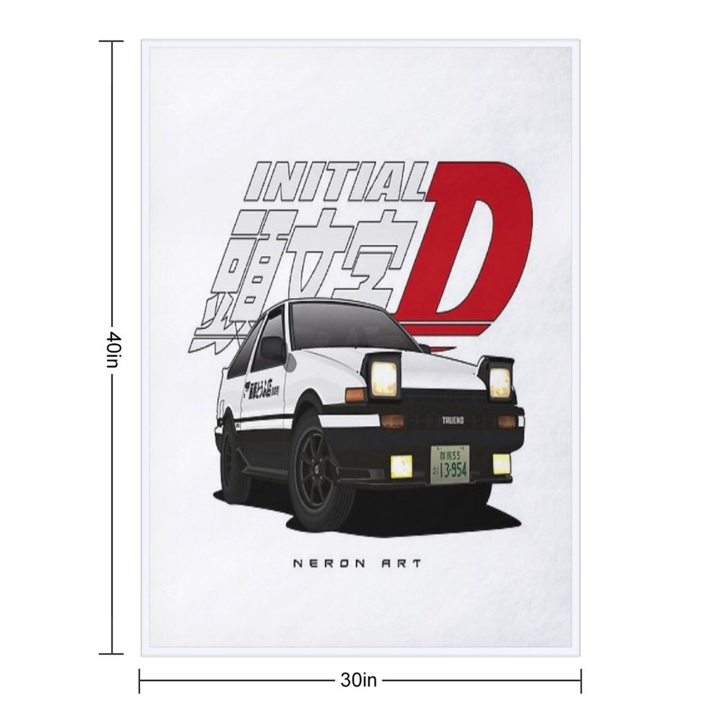 Toyota AE86 Throw Blanket