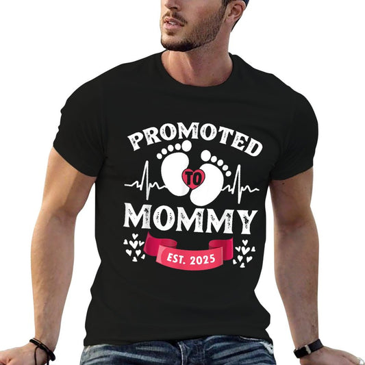 Womens 1st Time Mom EST 2025 New First Mommy Mothers Day T-Shirt