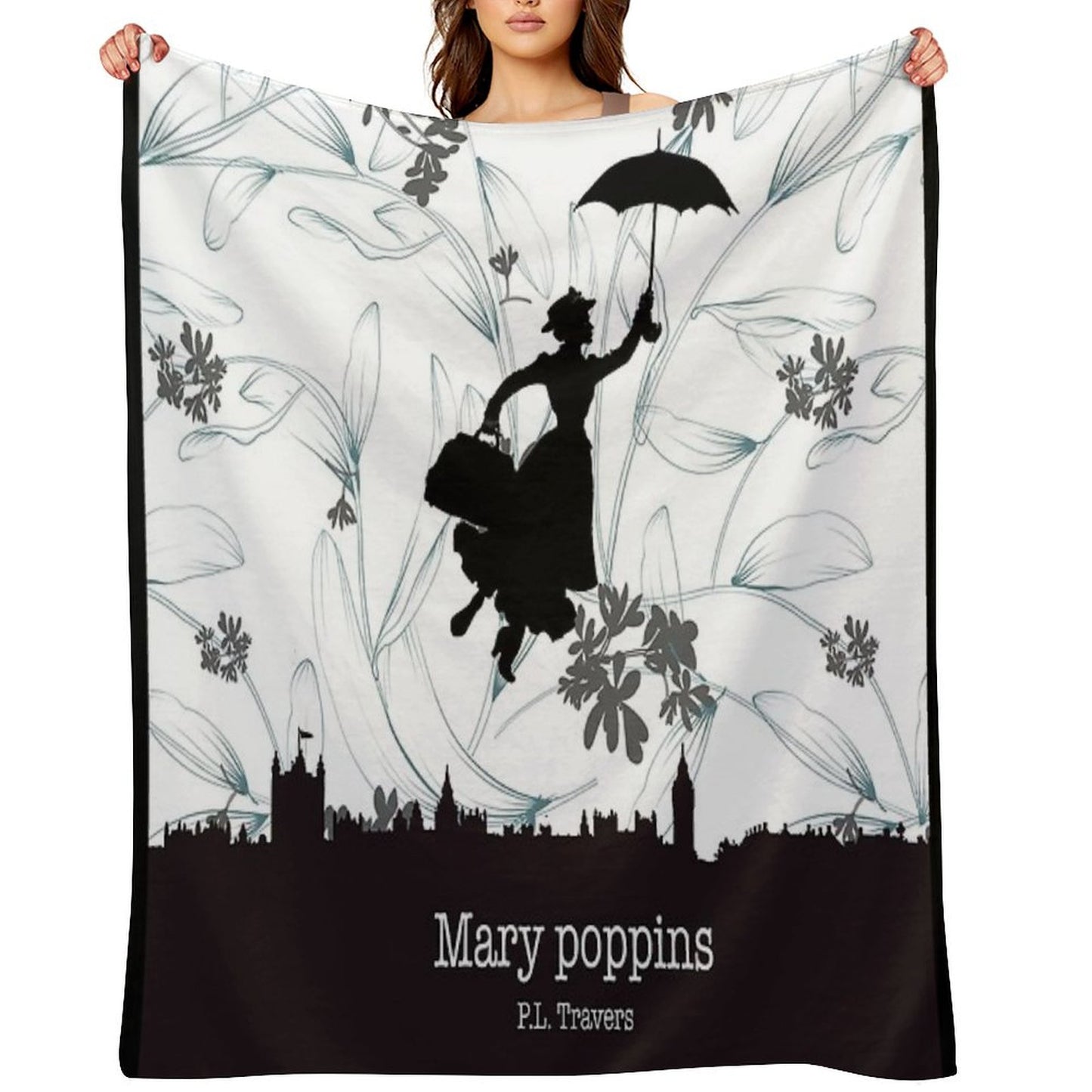 Mary Poppins Throw Blanket