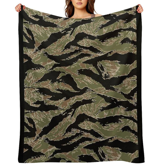 Tigerstripe Camo Throw Blanket