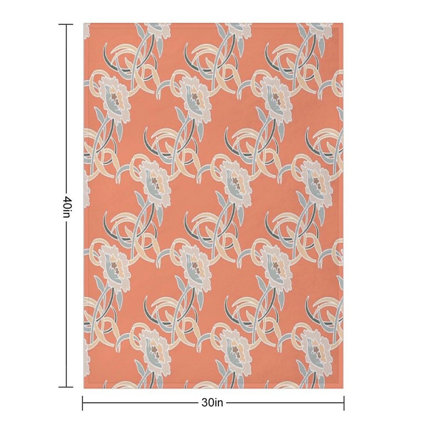 Golden Girls Couch Pattern Throw Blanket