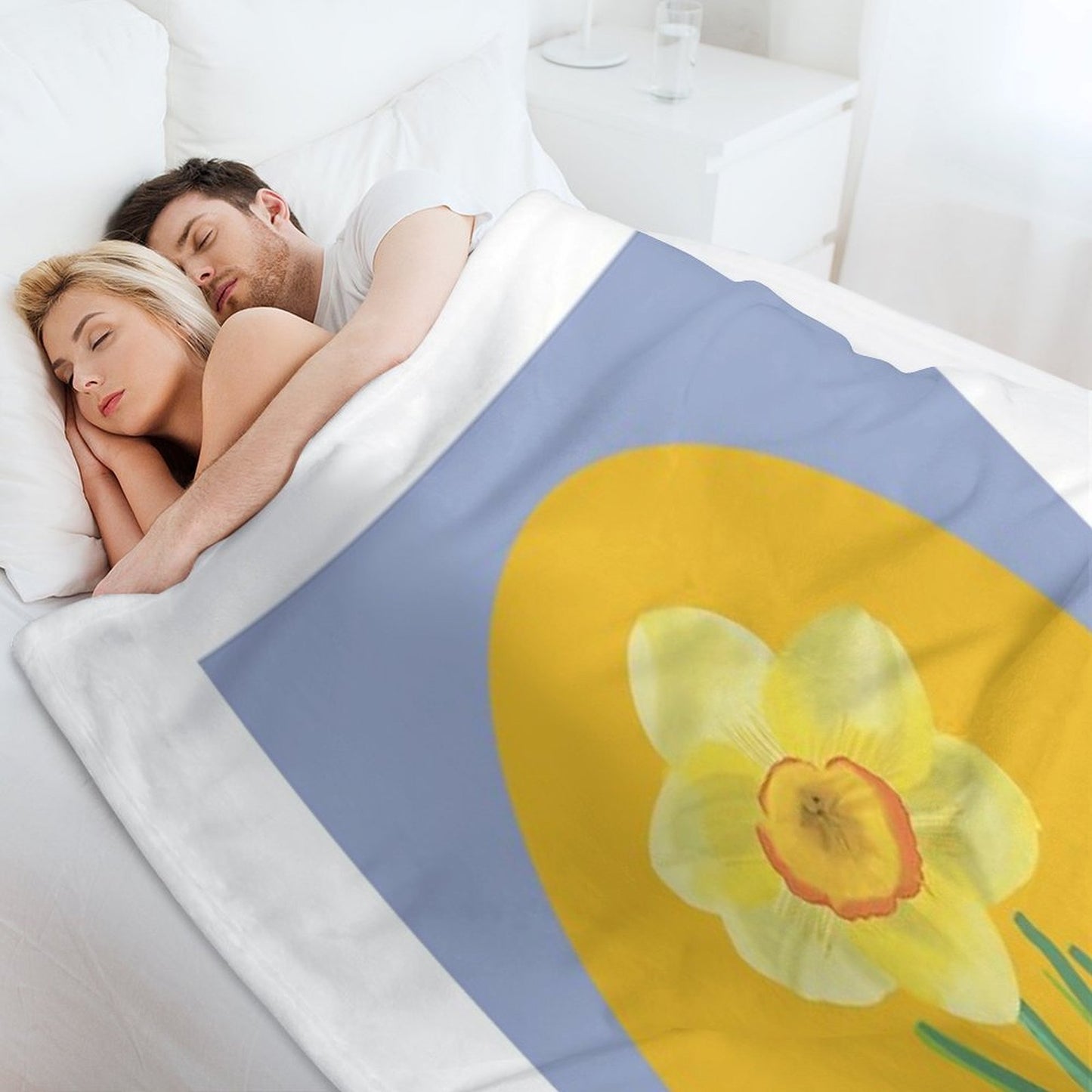 Daffodil Throw Blanket