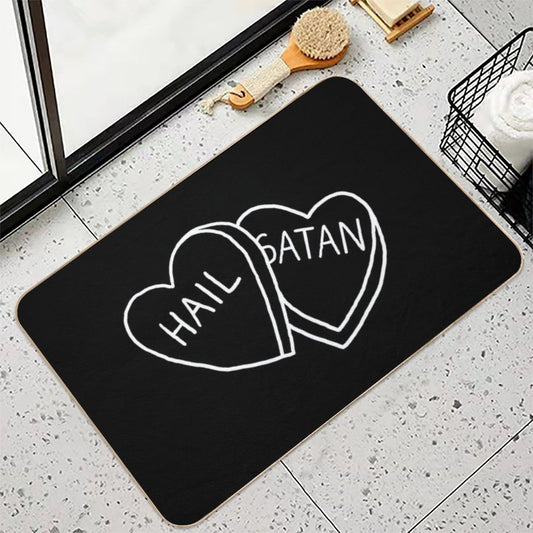 Hail Satan Candy Bath Mat