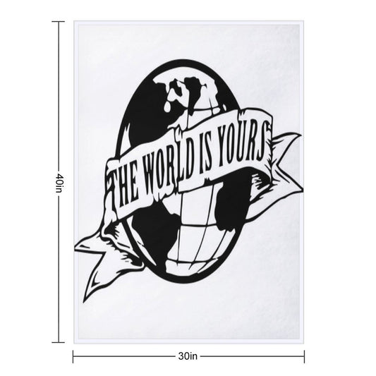 The World Is Yours Throw Blanket