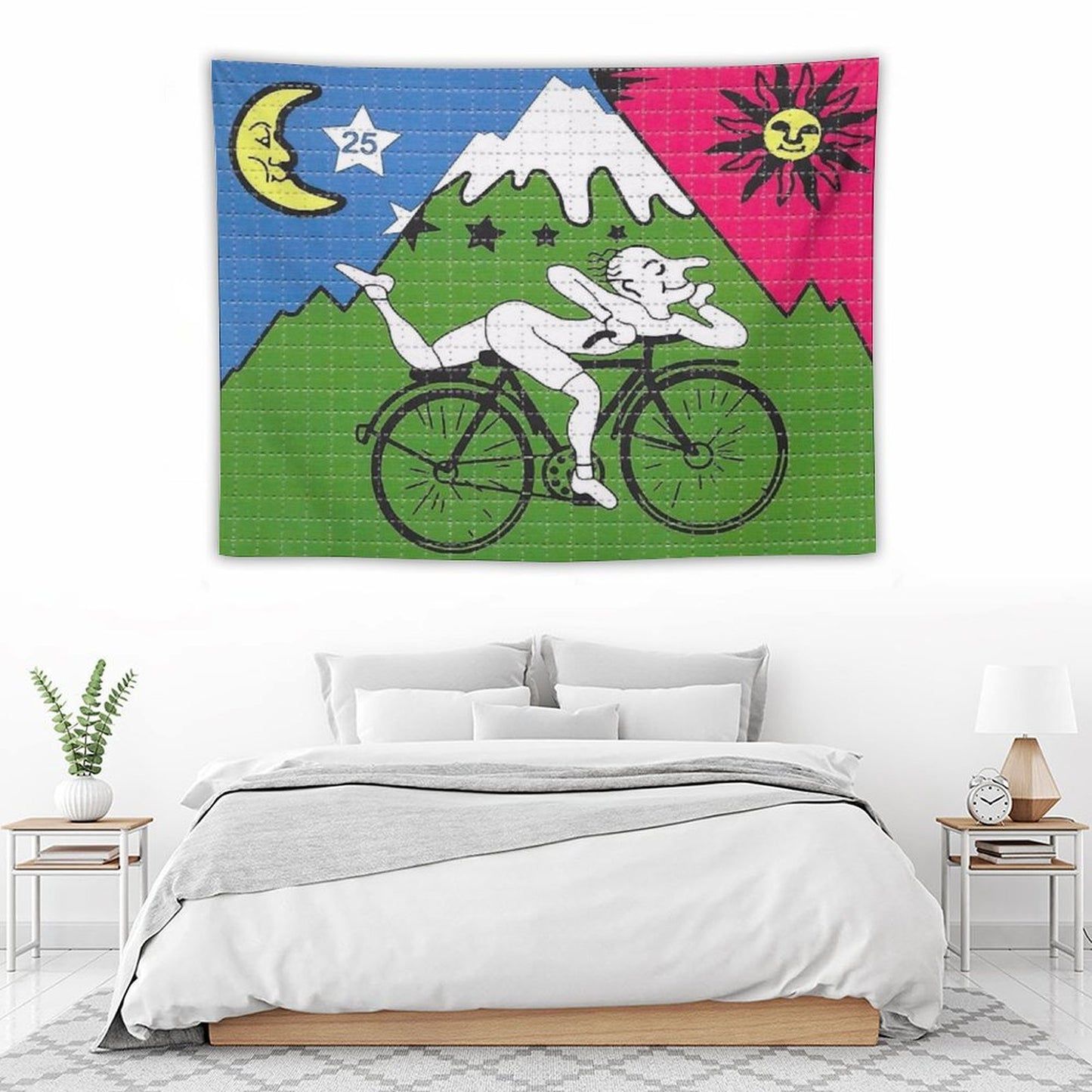 LSD - Albert Hofmann - Bicycle Day Tapestry