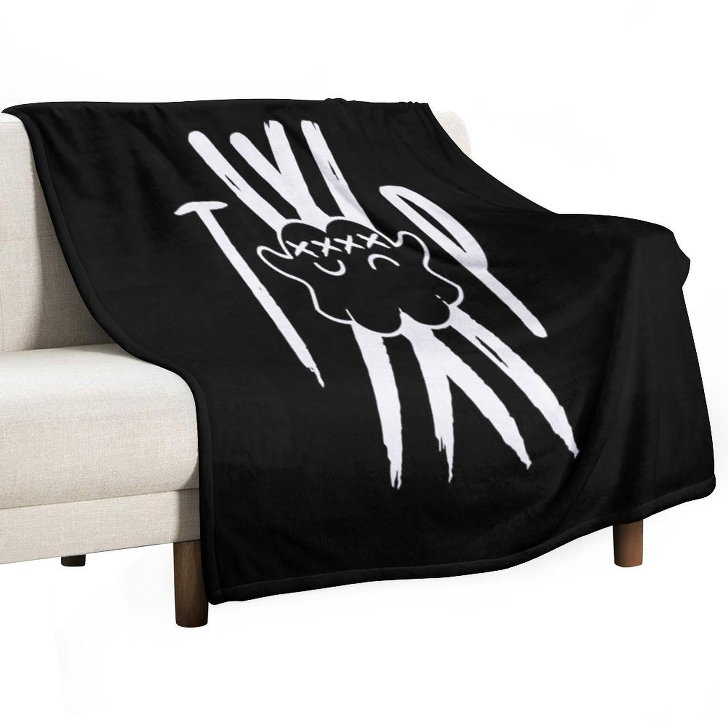 Twin Paranormal Merch Ghost Gang Throw Blanket