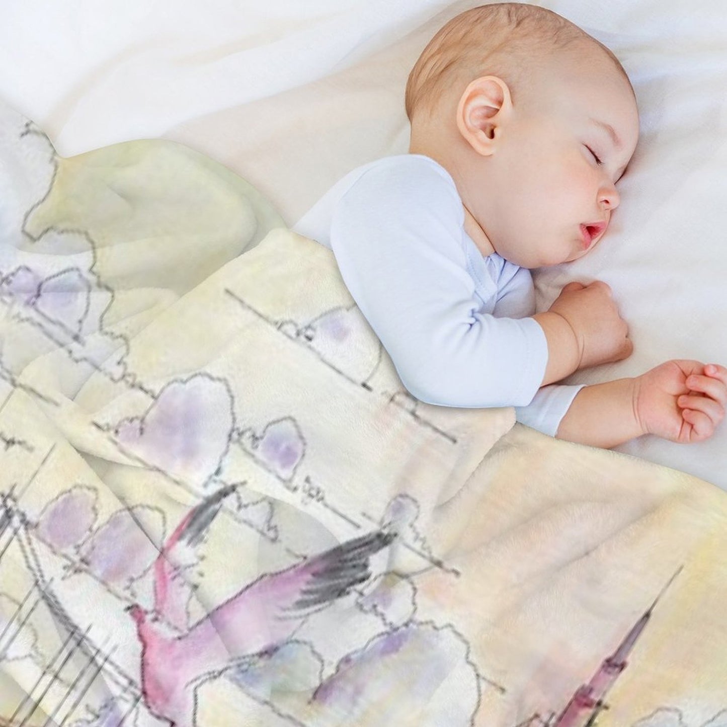Three Worlds Throw Blanket
