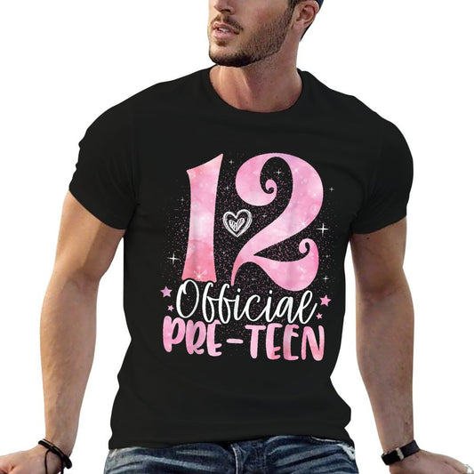 12 Official Pre-Teen 12th Birthday Girl 12 Year Old T-Shirt