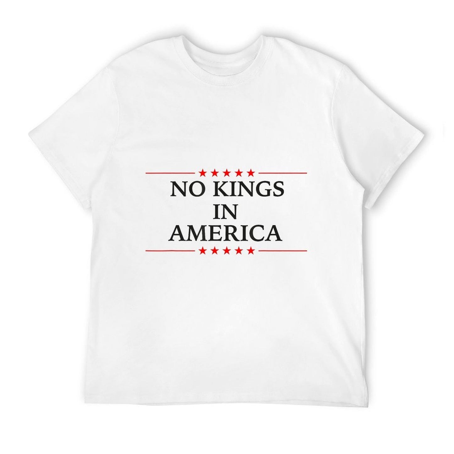 No Kings in America Flag Protest Save Democracy Soft T-Shirt
