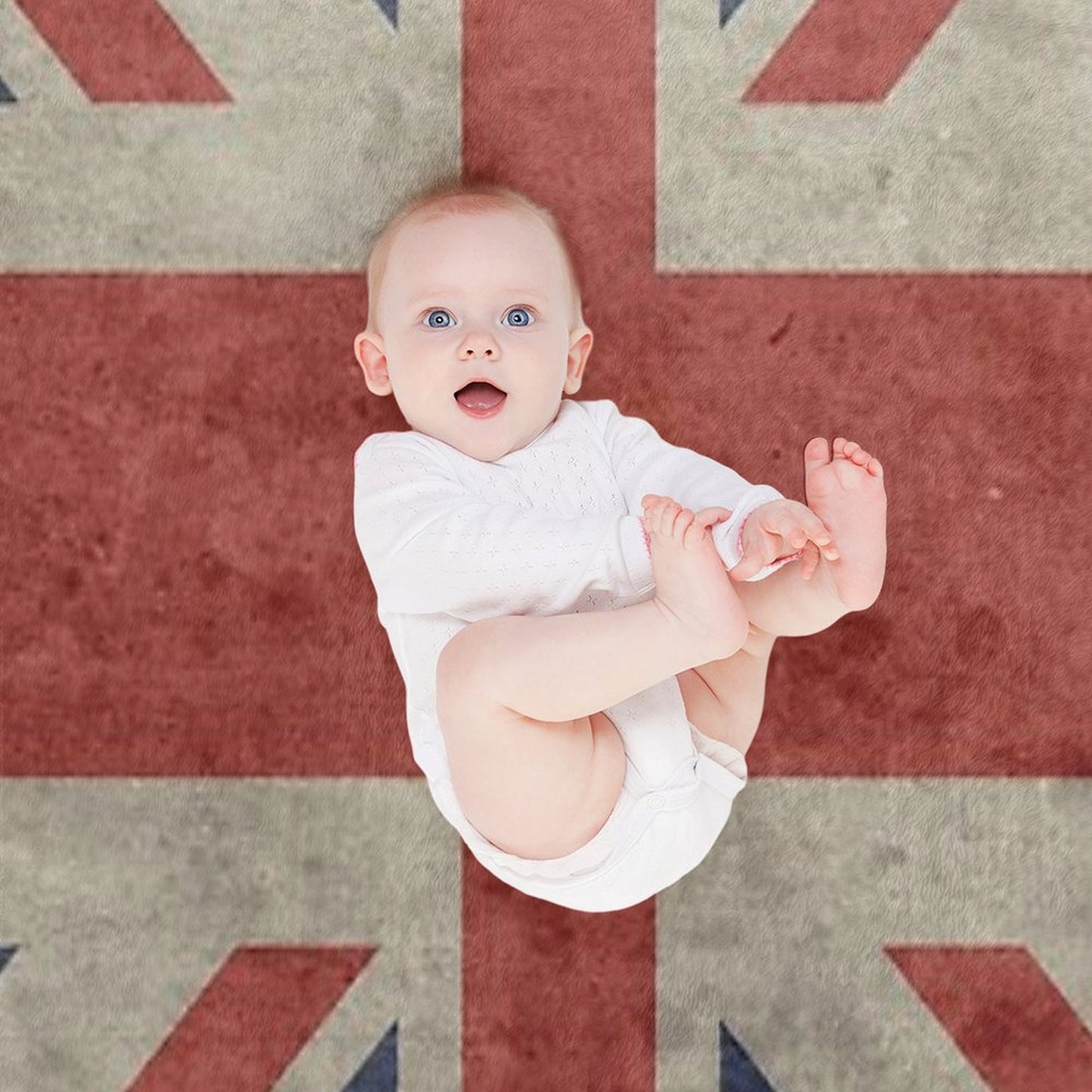 Union Jack Throw Blanket - Warm Winter Blanket with UK Flag Throw Blanket