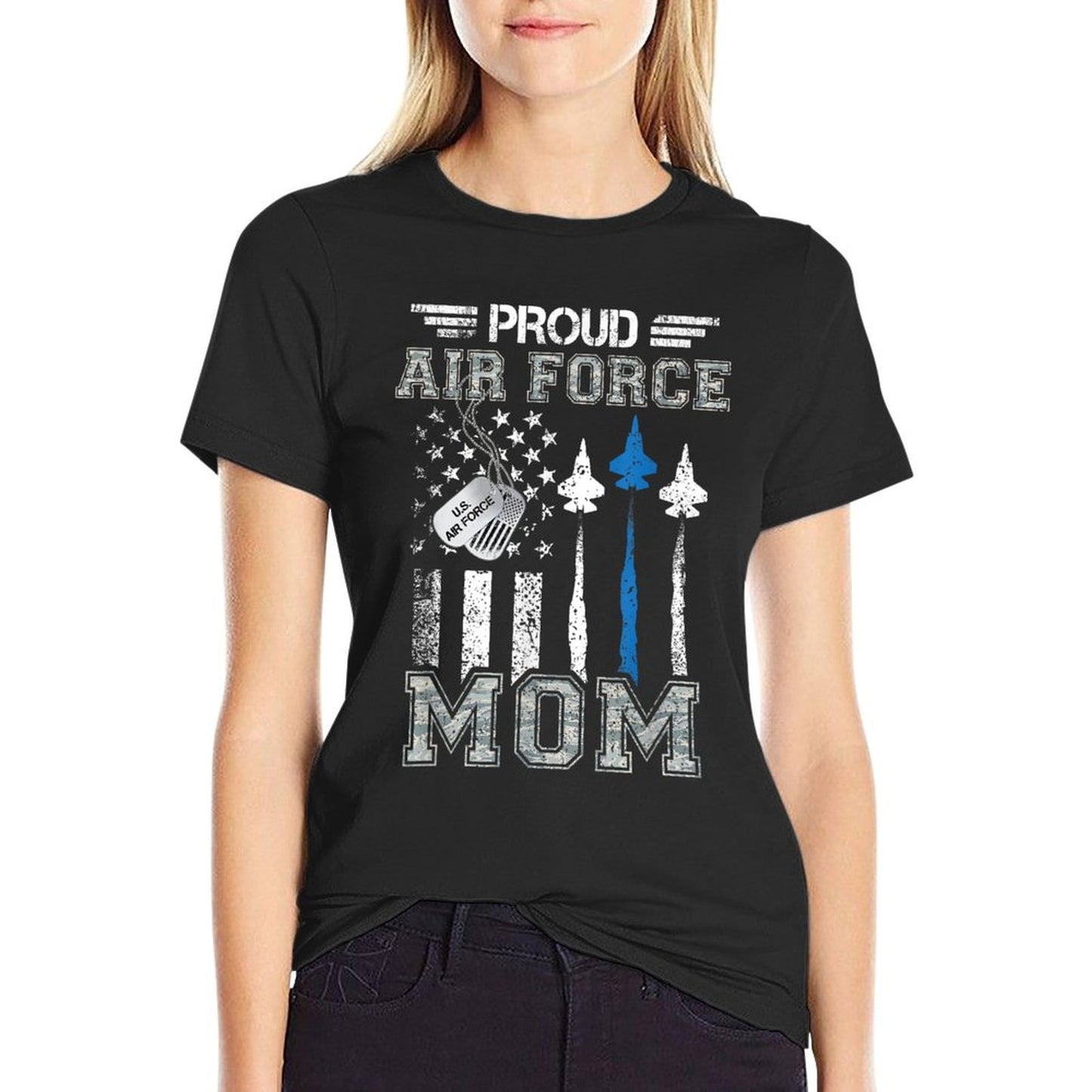 Proud Air Force Mom US Air Force Graduation Mom Gifts T-Shirt