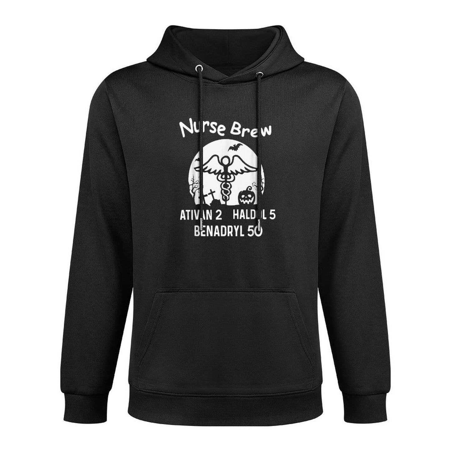 Nurse Brew Ativan 2 Haldol 5 Benadryl 50 Halloween All-Day Comfort Hoodie