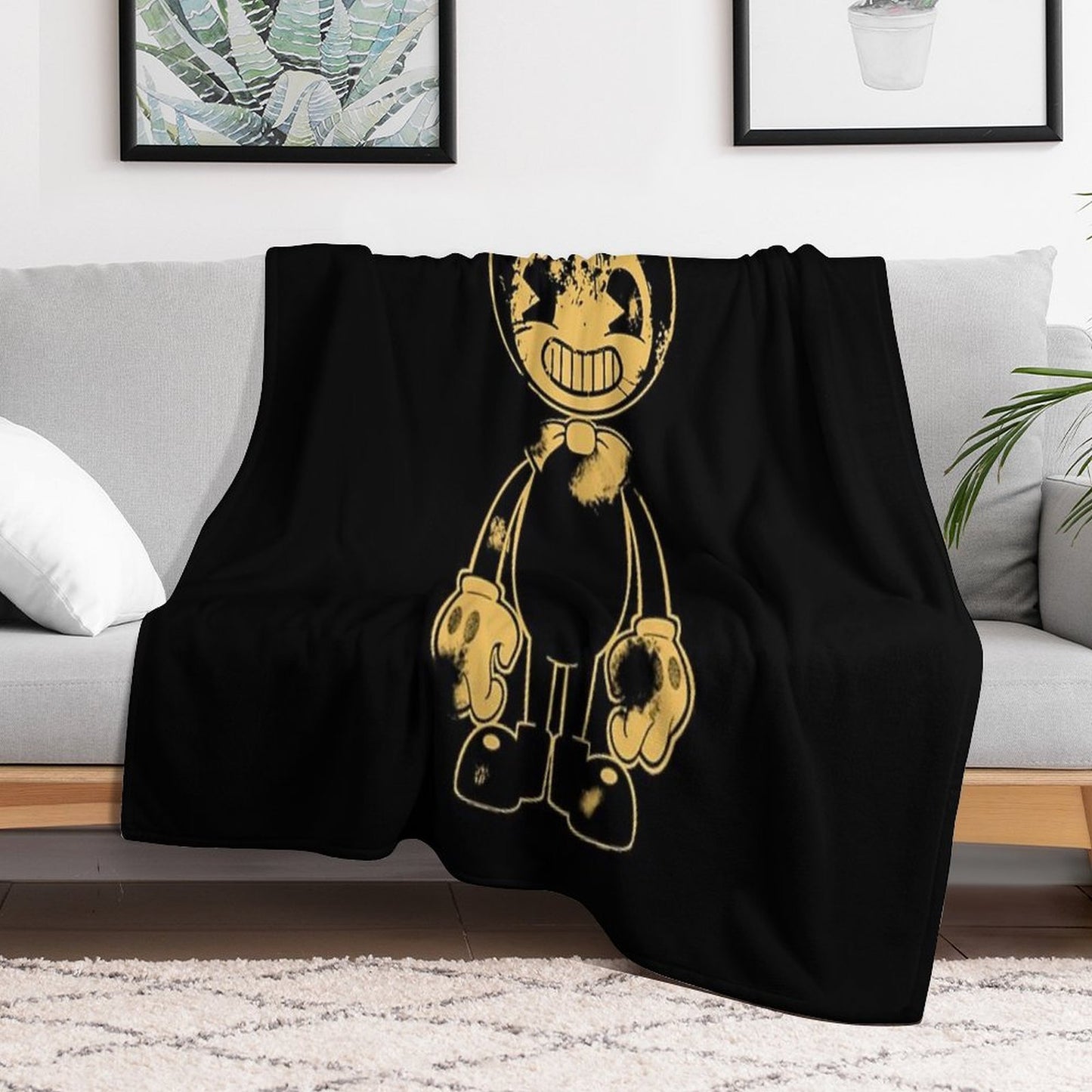 Bendy And The Ink Machine Throw Blanket