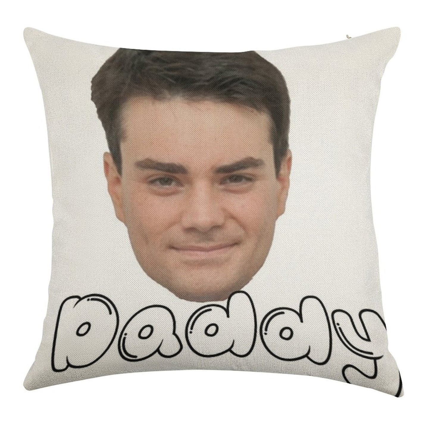 Ben Shapiro Daddy Linen Throw Pillow Cover