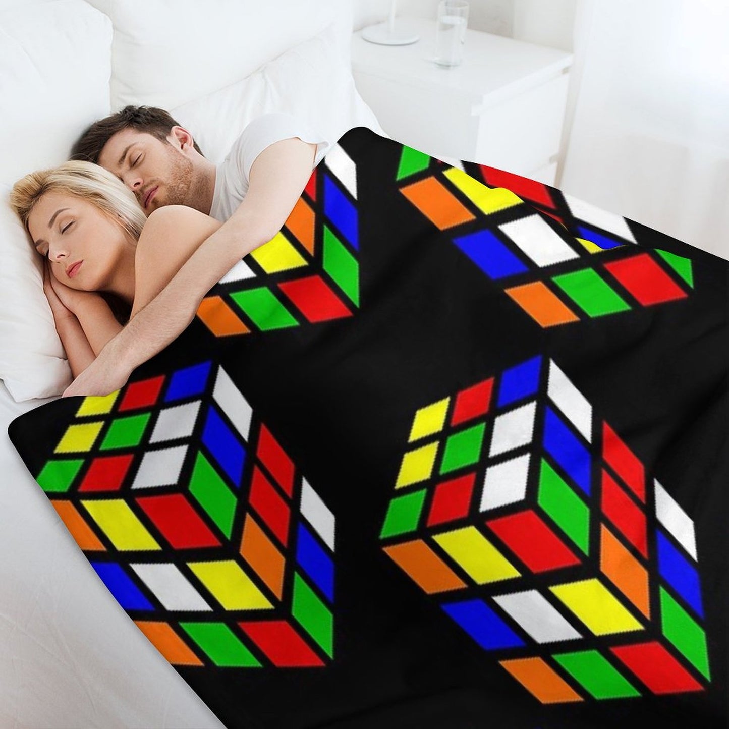 Magic Cube Throw Blanket