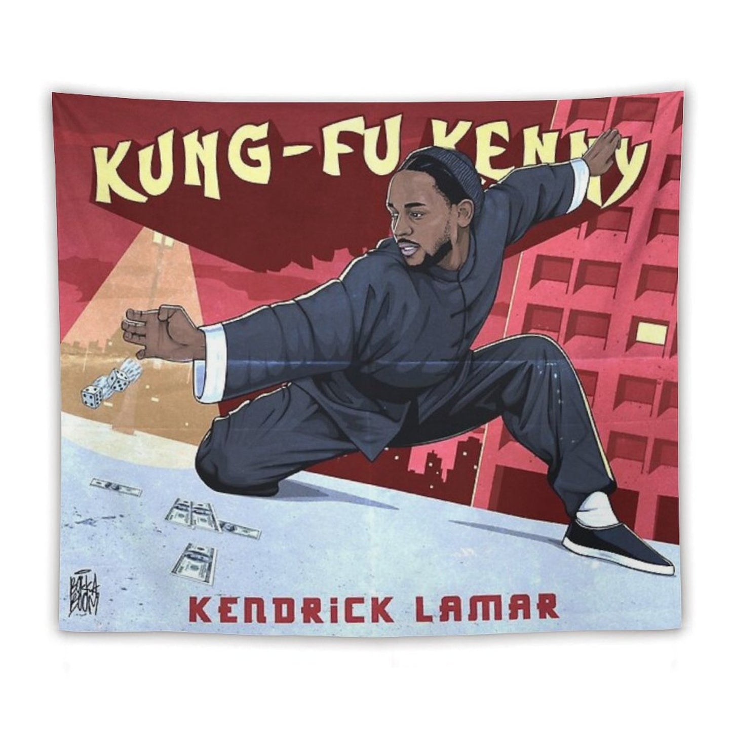 Kung Fu Kenny Tapestry