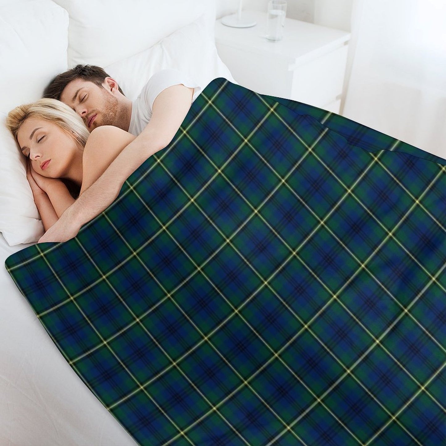 Clan Johnstone Tartan Throw Blanket