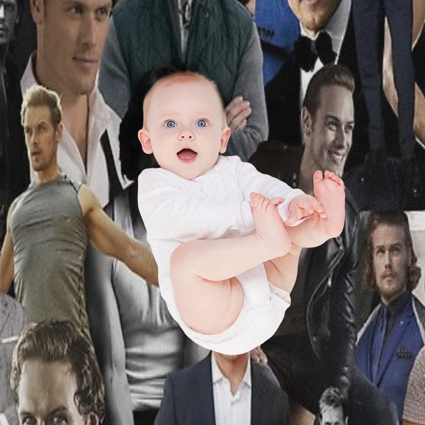 Sam Heughan Throw Blanket