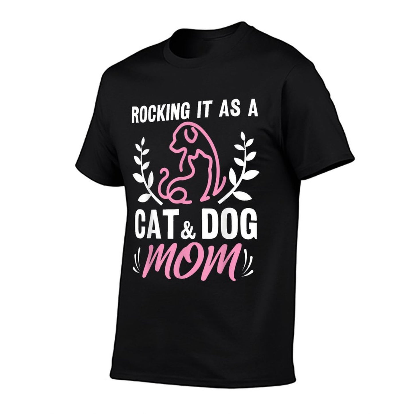Cat And Dog Mom Fur Mama Mother's Day T-Shirt