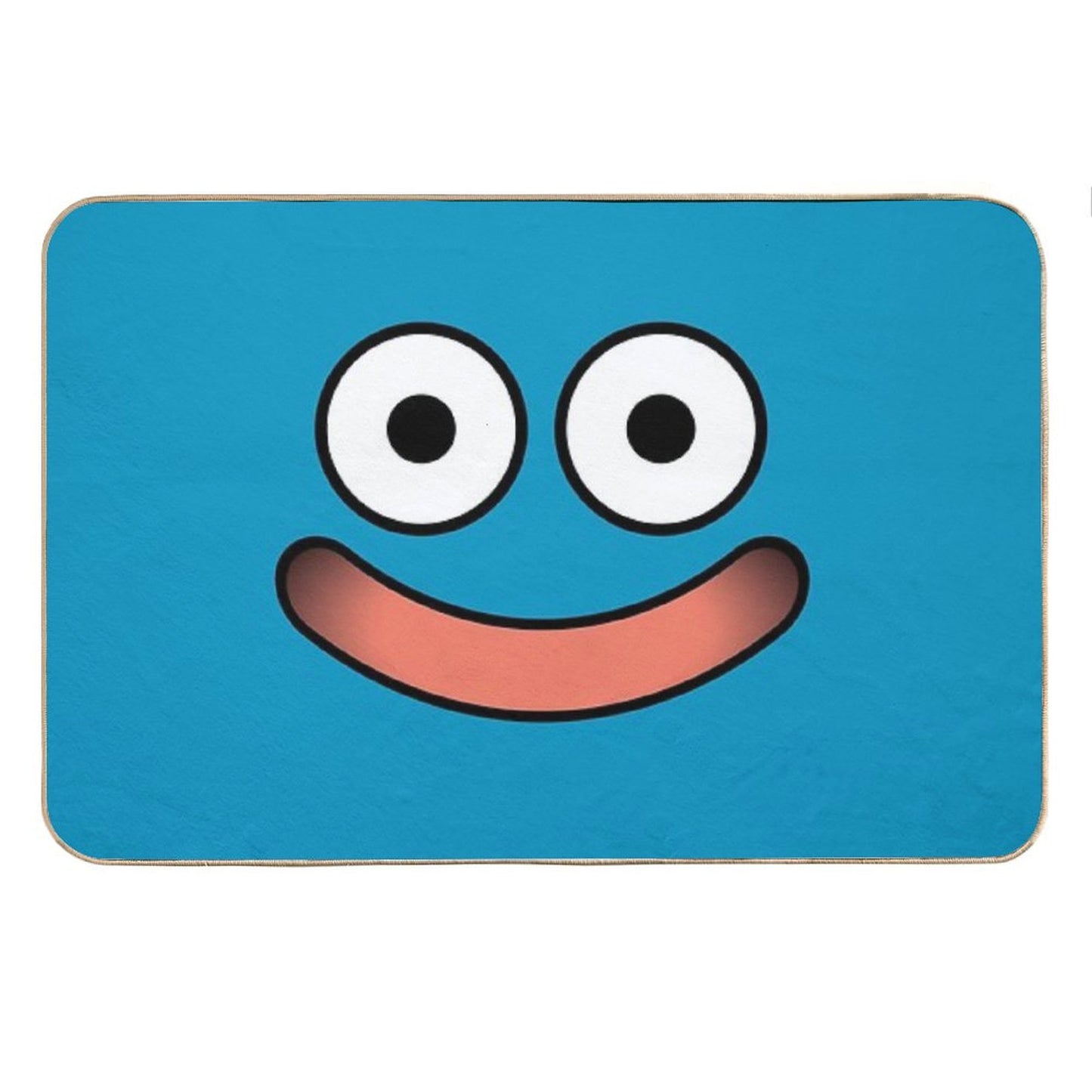 Dragon Quest Slime Face Bath Mat