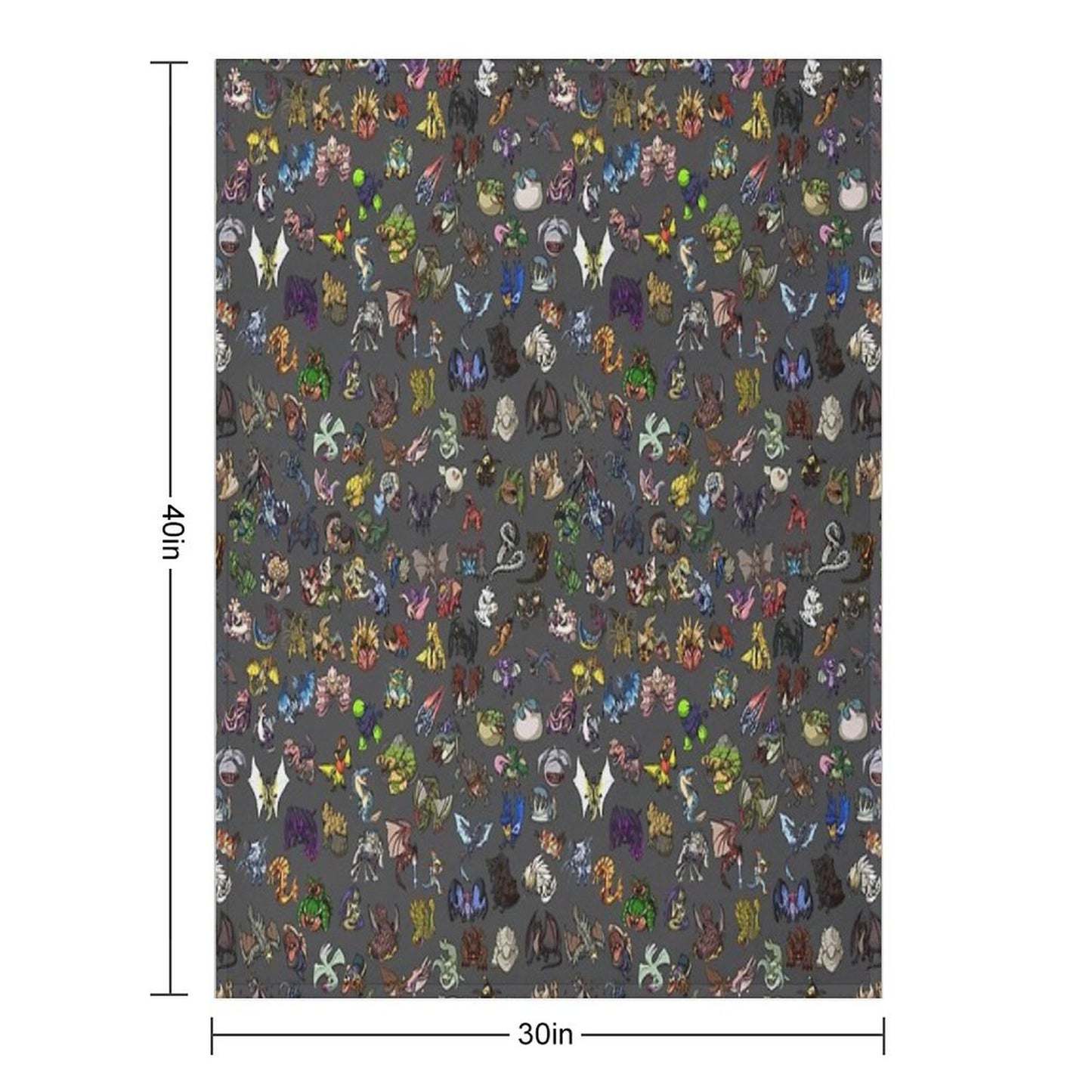 Monster Hunter Throw Blanket