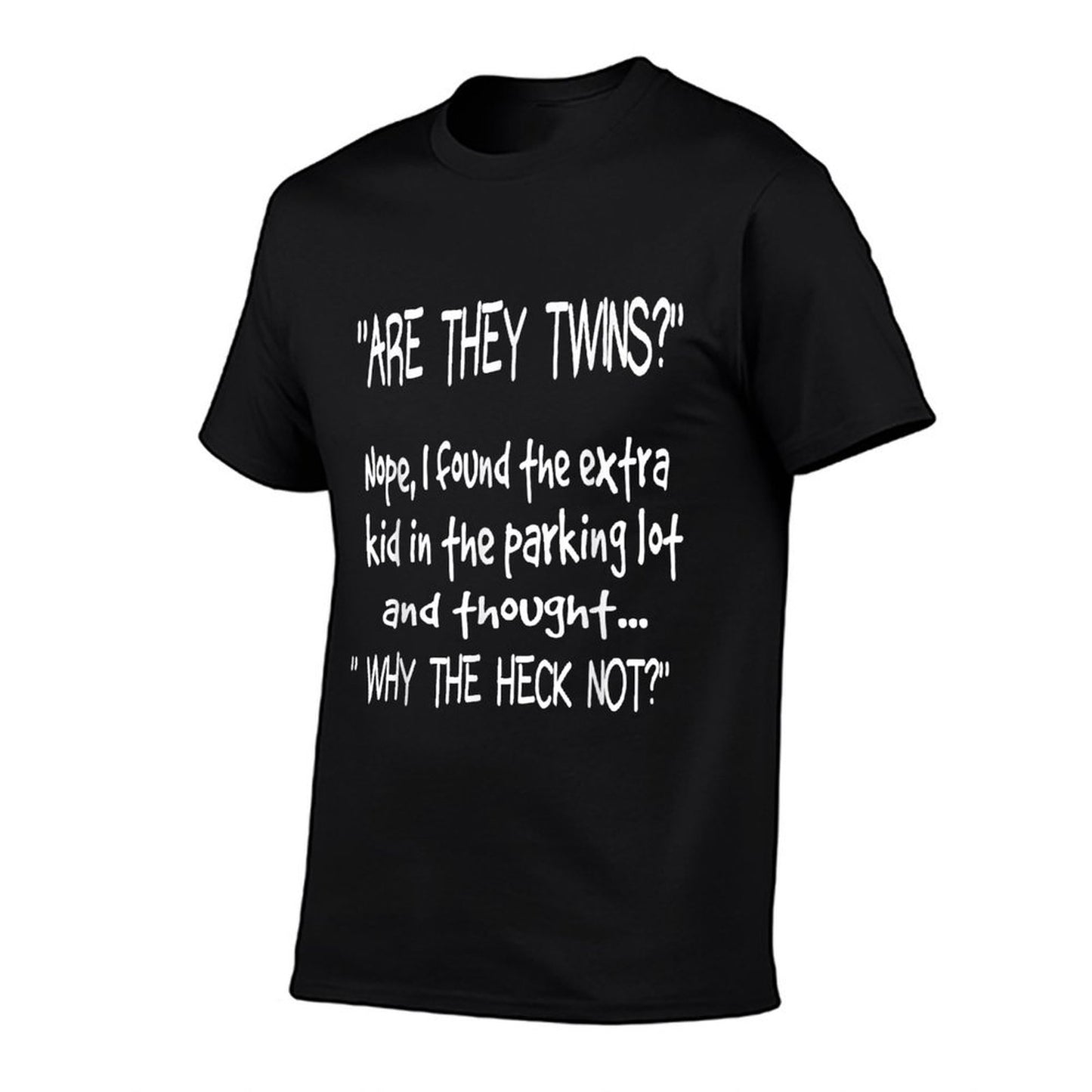 Are They Twins Funny Dad Daddy Parent Humor Joke Mens T-Shirt