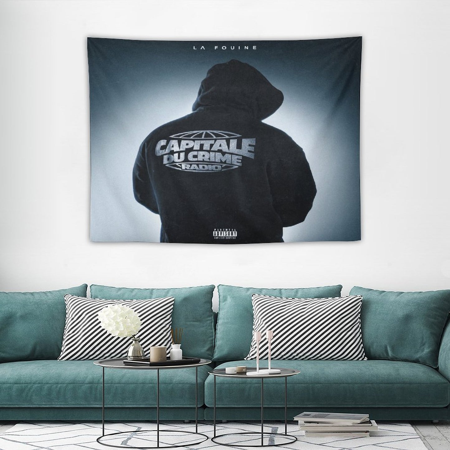 CAPITALE DU CRIME RADIO Tapestry