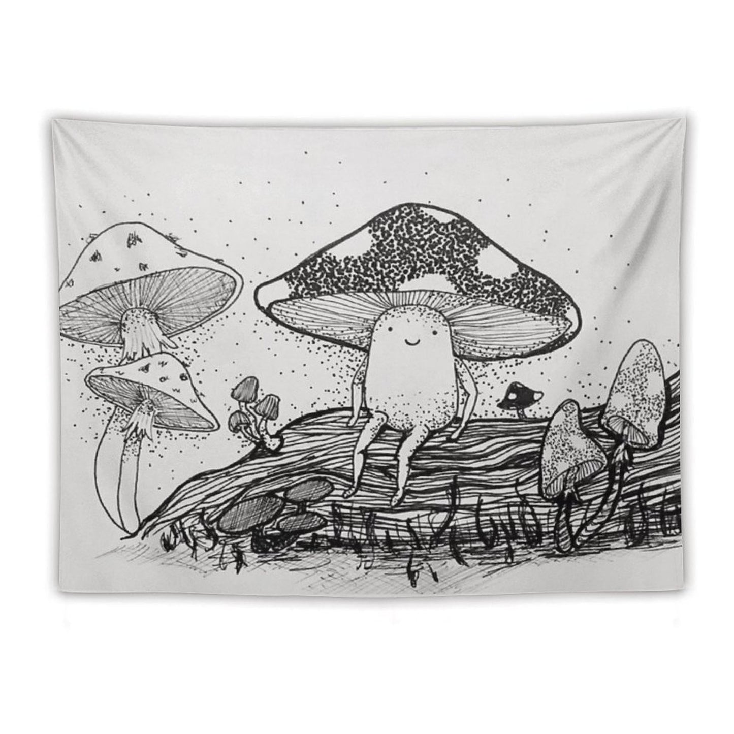 Little Mushroom Tapestry
