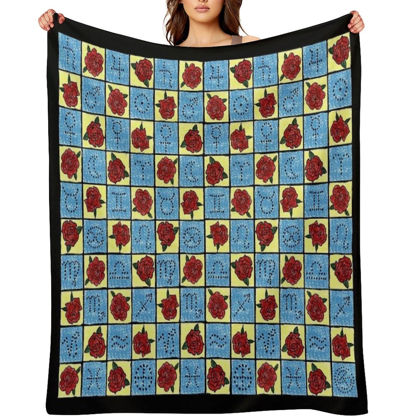 9 of Swords Tarot Blanket by Tarotista Throw Blanket