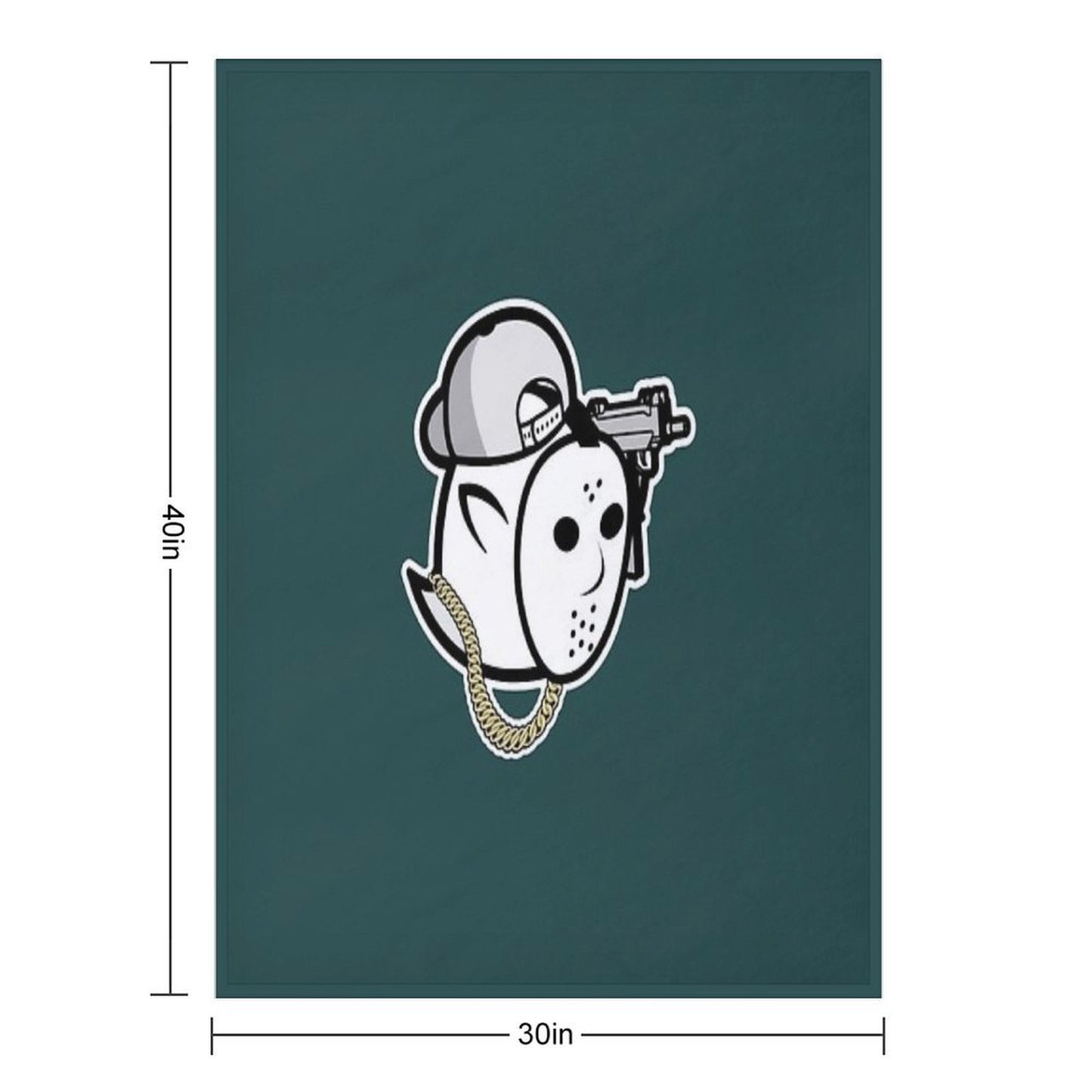 GHOSTFACE KILLAH Throw Blanket